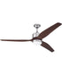 60" Mobi 1-Light Ceiling Fan Chrome