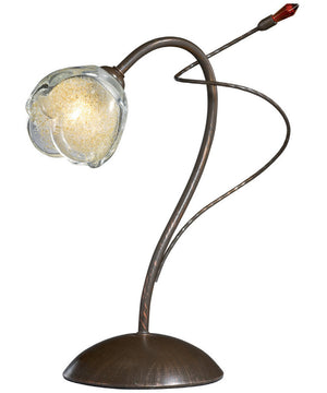 Caprice 1-Light  Table Lamp  Rust