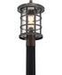 Crusade Large 1-light Outdoor Post Light  Coastal Armour Palladian Bronze