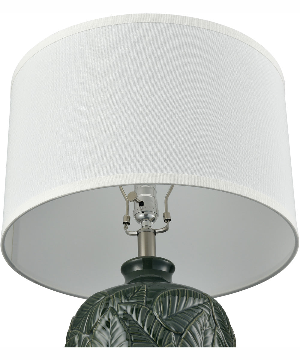Goodell 27.5'' High 1-Light Table Lamp - Green Glaze