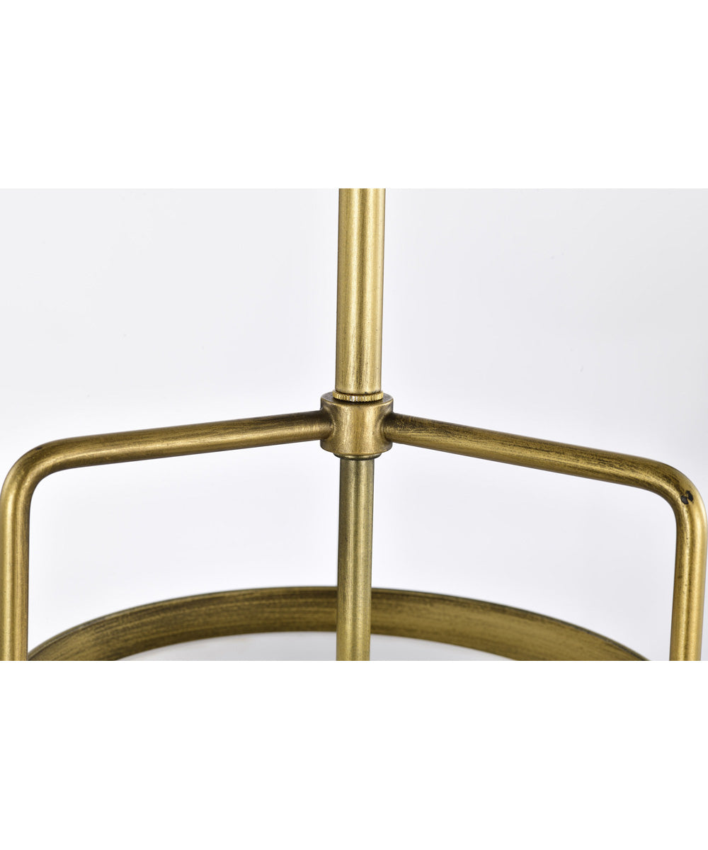 Valdora 1-Light Pendant Natural Brass