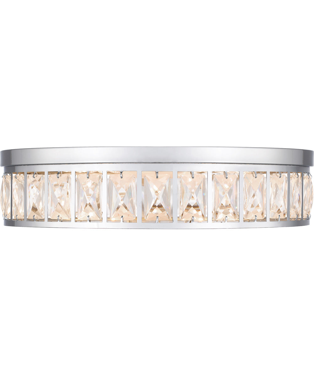 Gibson Medium Flush Mount Polished Chrome