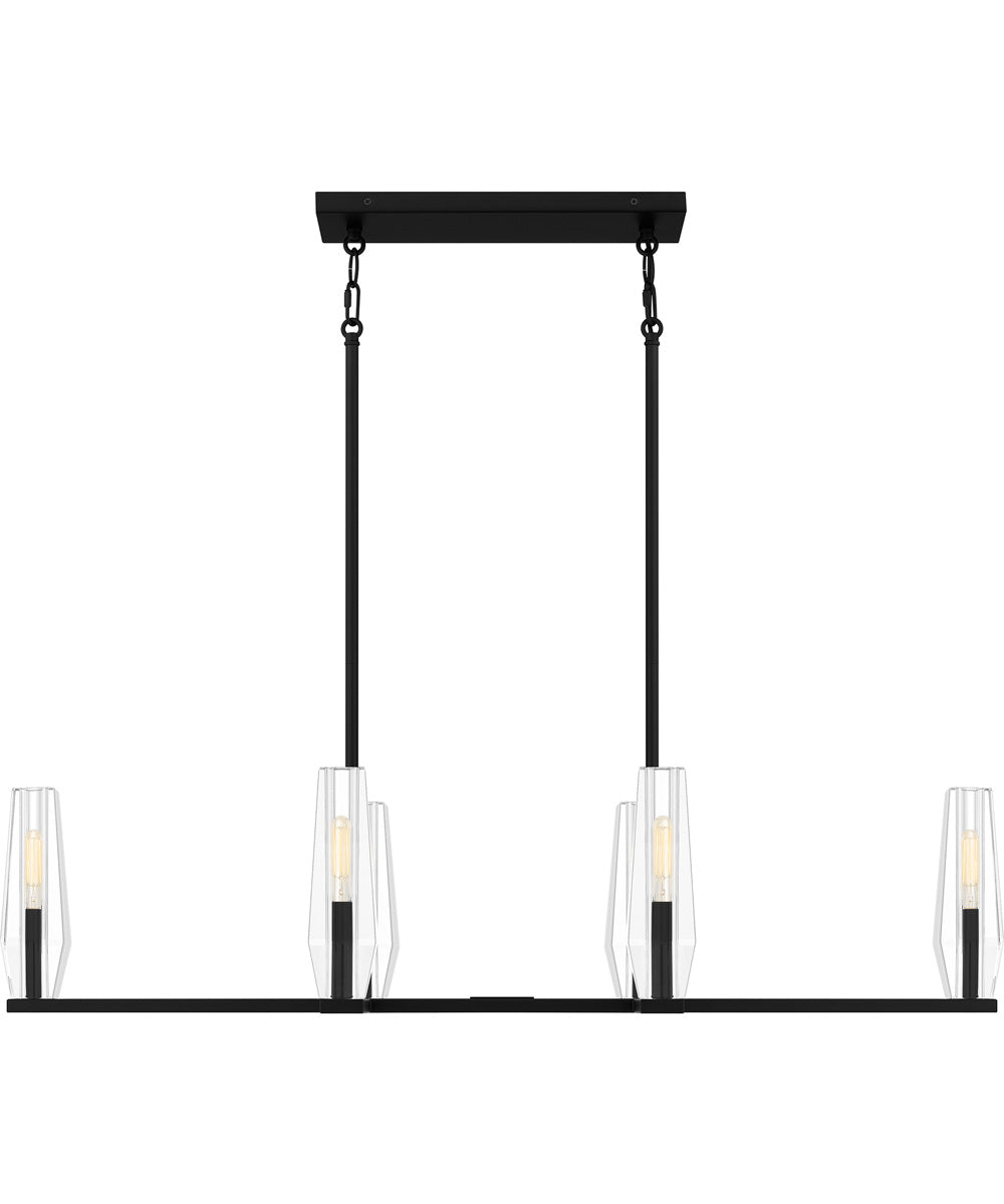 Malamute Medium 6-light Island Light Matte Black
