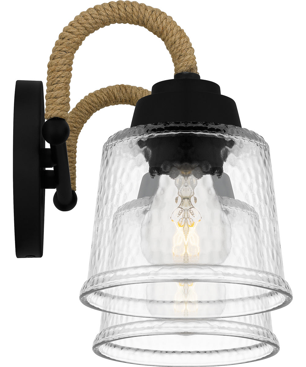 Seabreeze Medium 2-light Bath Light Matte Black