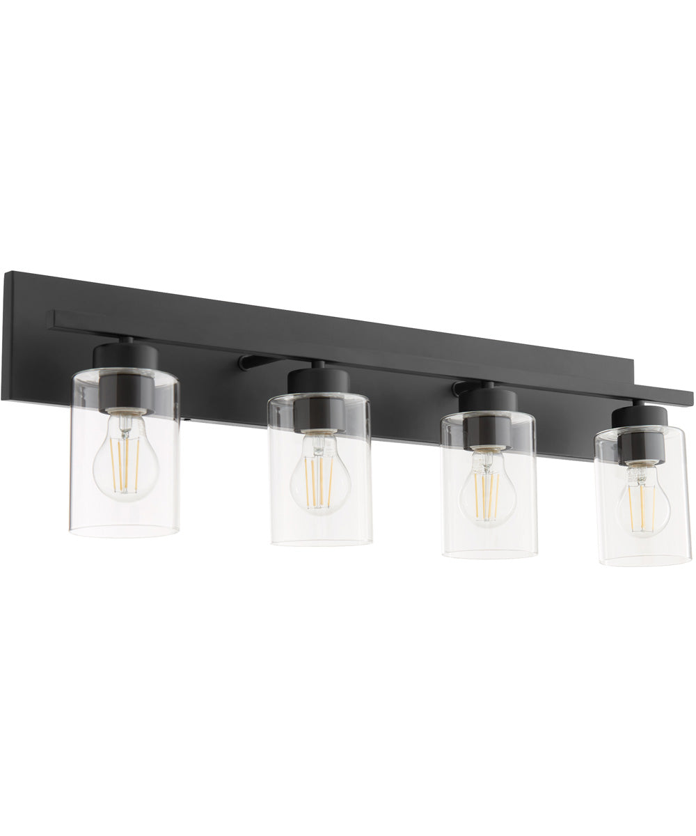 Carter 4-light Bath Vanity Light Matte Black