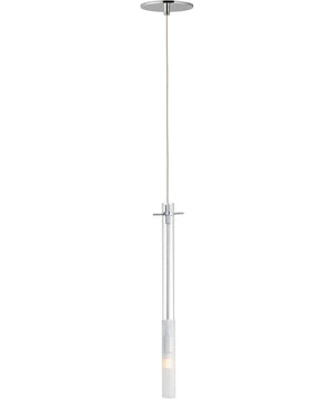 Pipette 18 inch 1-Light Pendant Polished Chrome