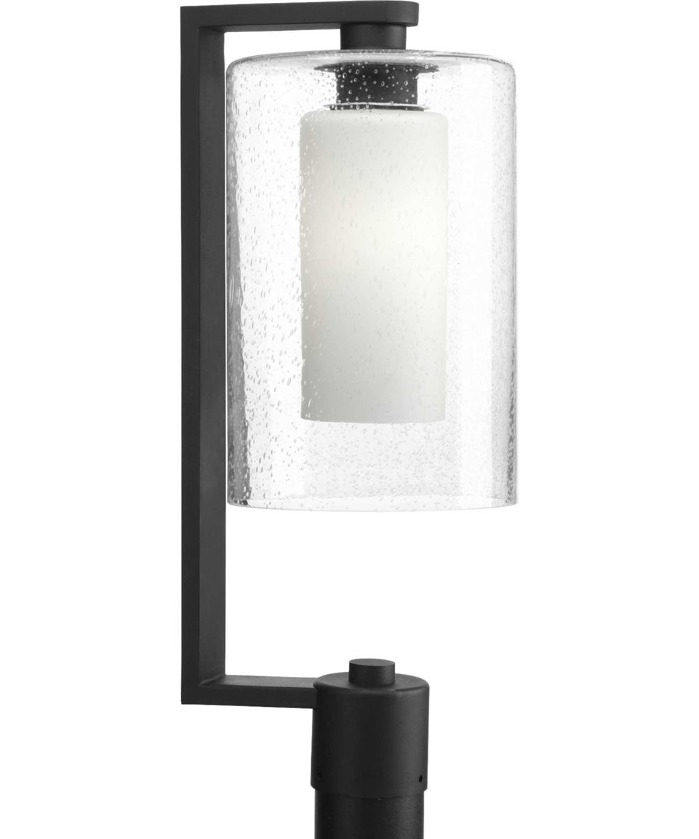 Compel 1-Light Post Lantern Textured Black
