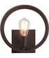 Theater Row Small 1-light Wall Sconce Western Bronze