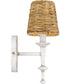 Flannery Small 1-light Wall Sconce Antique White