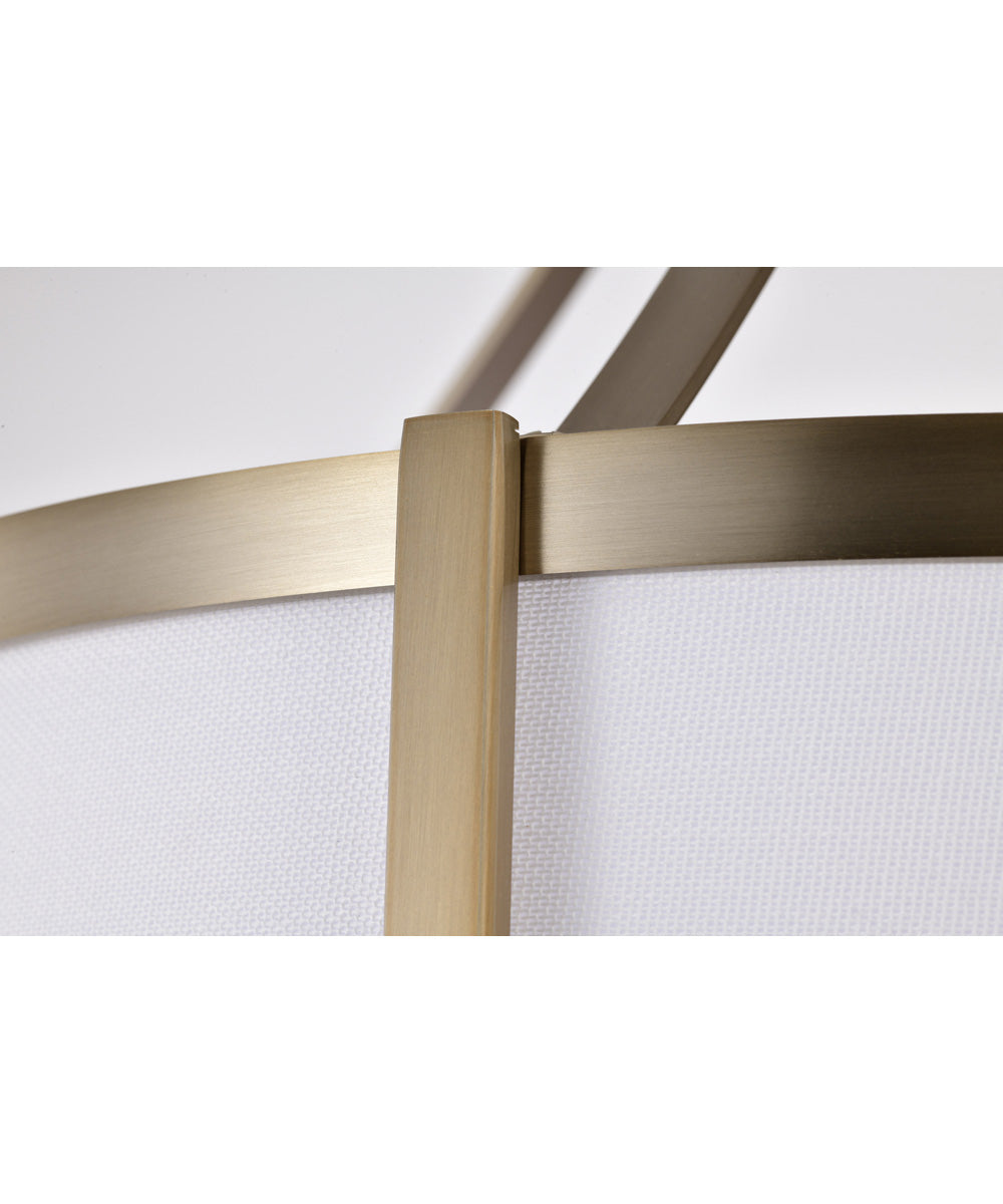 Easton 3-Light Pendant Burnished Brass