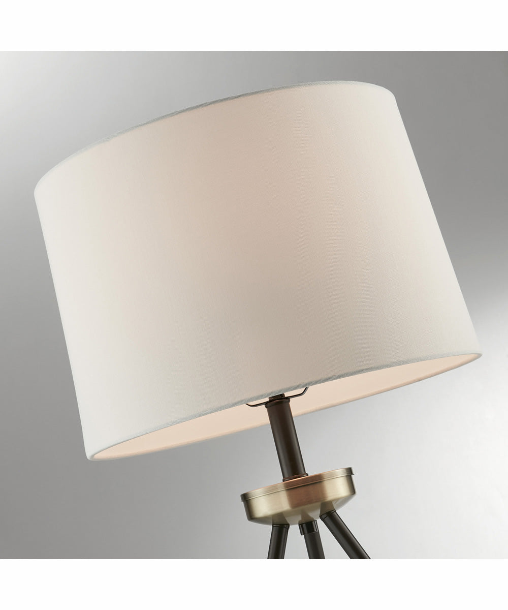 Tullio 1-Light 3Pcs Floor & Table Lamp Set Orb/White Shade