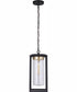 Neo 1-Light Pendant Midnight Satin Brass