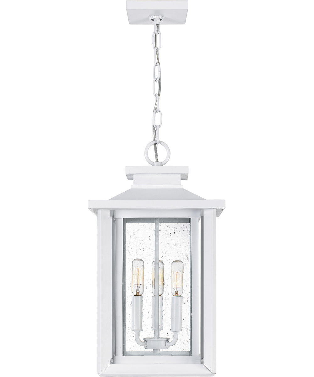 Wakefield 3-light Outdoor Pendant Light  Coastal Armour White Lustre