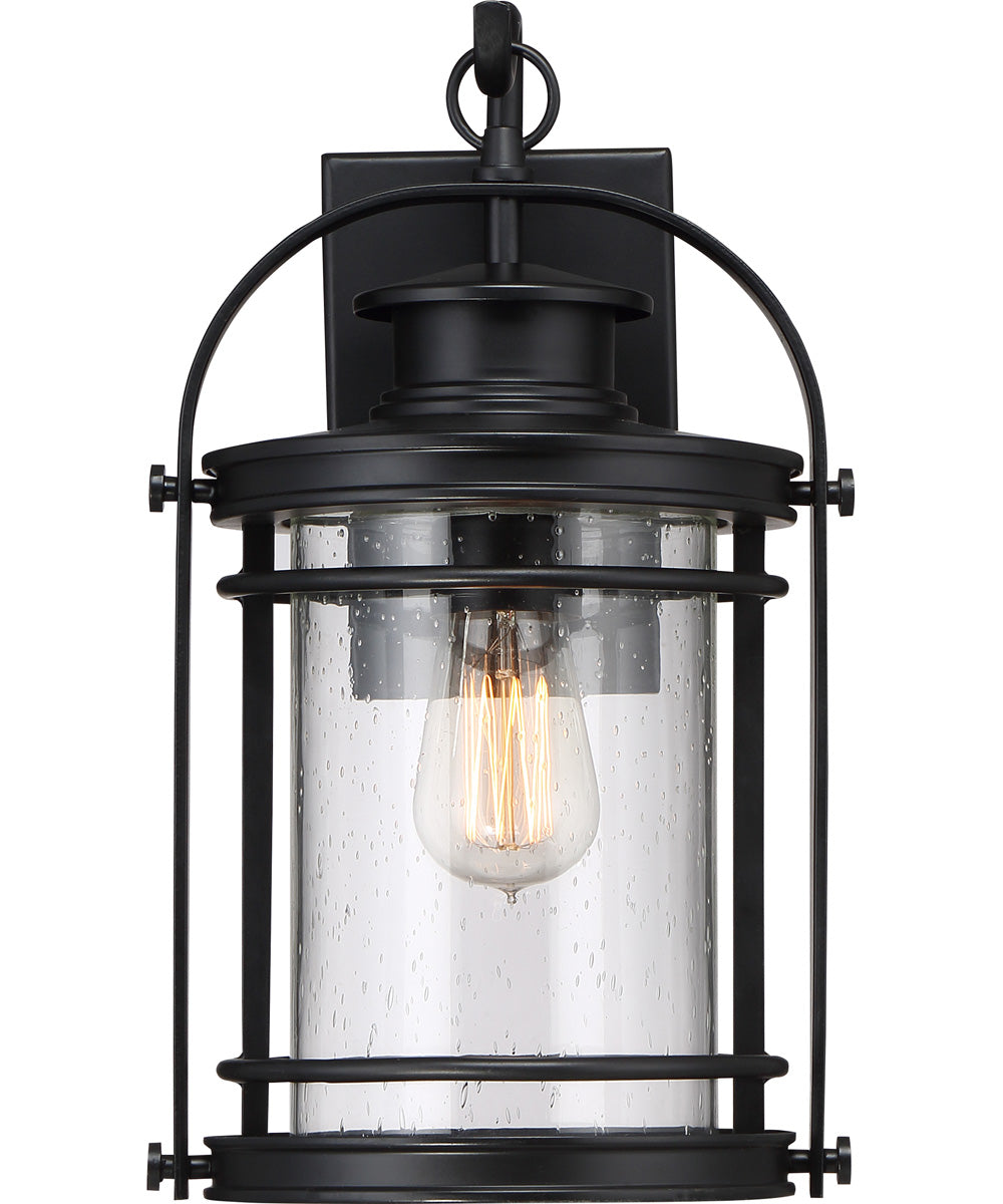 Booker Medium 1-light Outdoor Wall Light Mystic Black