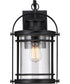 Booker Medium 1-light Outdoor Wall Light Mystic Black