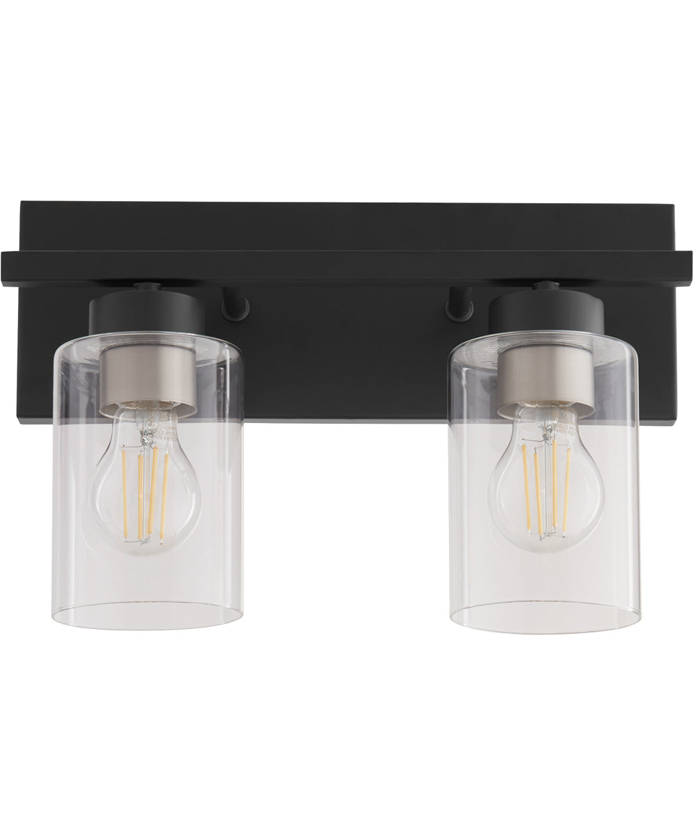 Carter 2-light Bath Vanity Light Matte Black