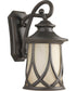 Resort 1-Light Large Wall Lantern Aged Copper