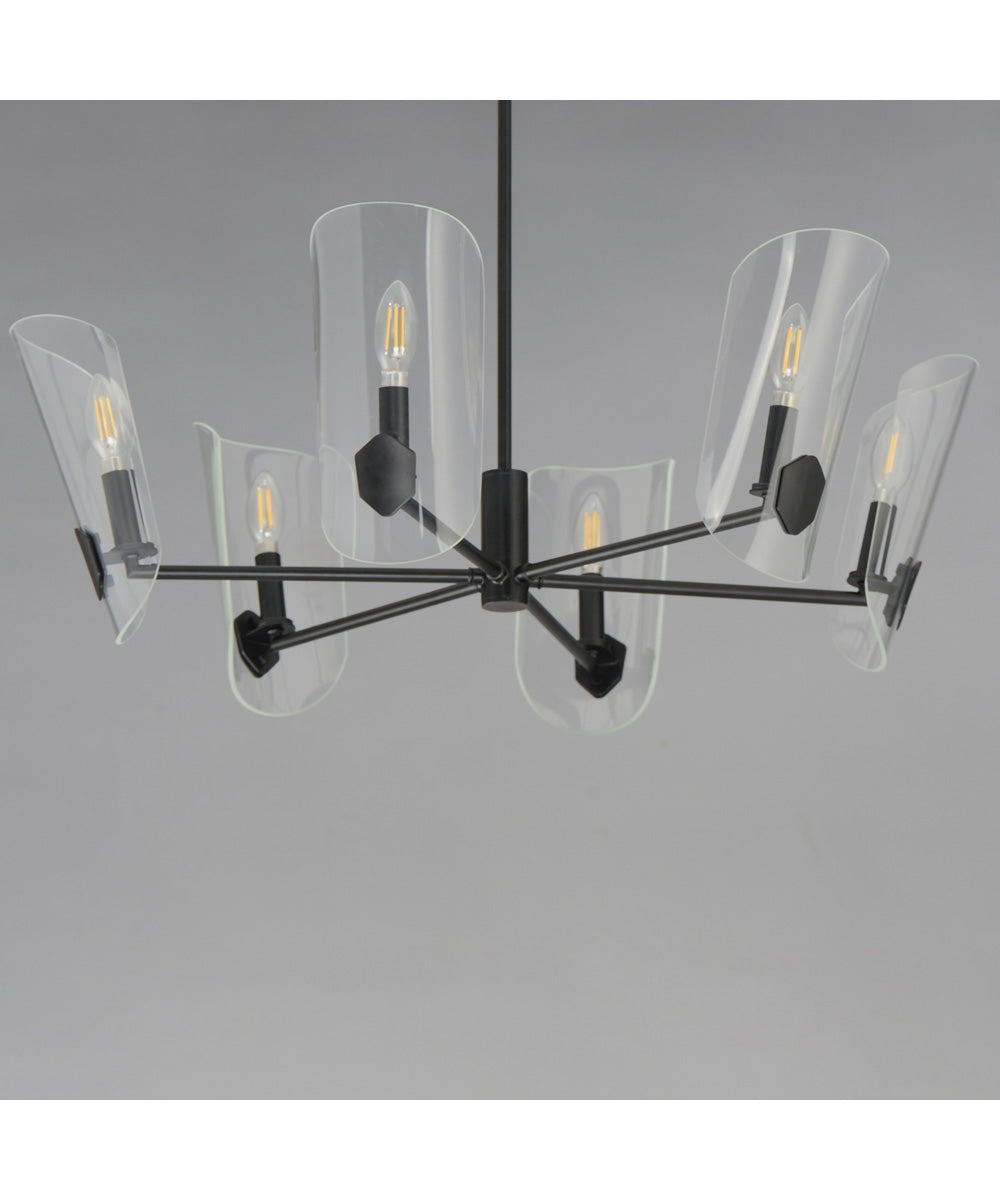 Armory 6-Light Chandelier Black