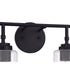 Stowe 4-Light Vanity Flat Black