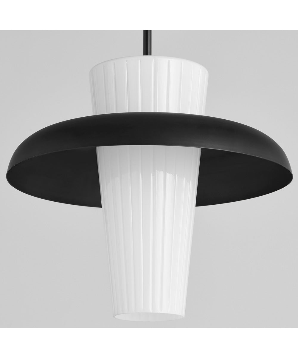 1-light Pendant Matte Black
