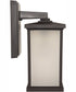 Resilience Lanterns 1-Light Outdoor Wall Lantern Bronze