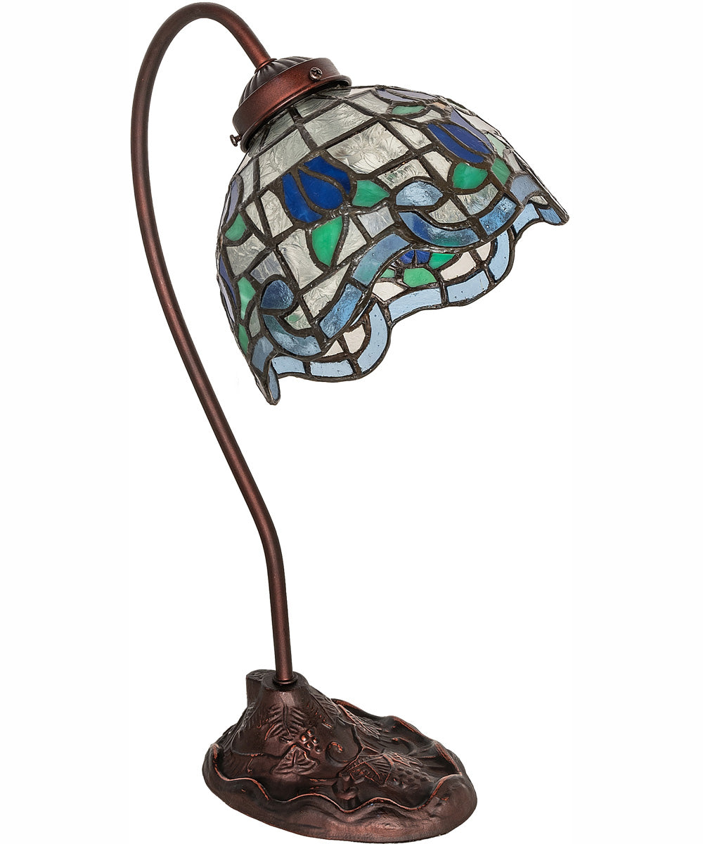 18" High Roseborder Desk Lamp