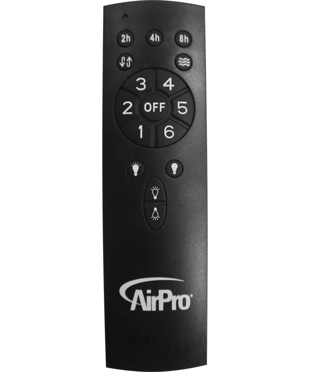 Alleron 4-Blade Antique Black 56-Inch DC Motor LED Urban Industrial Ceiling Fan Flat Black