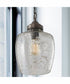 Stoney 1-Light Pendant Dark Pewter