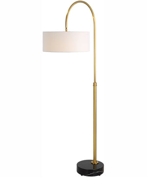 Huxford Brass Arch Floor Lamp