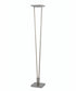 Russo 2-Light Led Torch Lamp Silver