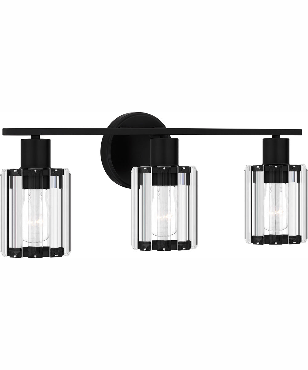 Isla Large 3-light Bath Light Matte Black