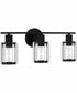 Isla Large 3-light Bath Light Matte Black