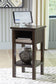 26"H Marnville Accent Table Dark Brown
