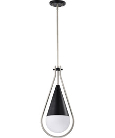 Admiral 1-Light Pendant Matte Black