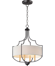 20"W Savant 4-Light Chandelier Bronze / Antique Brass