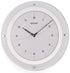 White and Glass Wall Clock