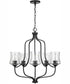 Reeves 5-Light Chandelier Matte Black