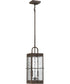 Ward Large 2-light Outdoor Pendant Light Gilded Bronze