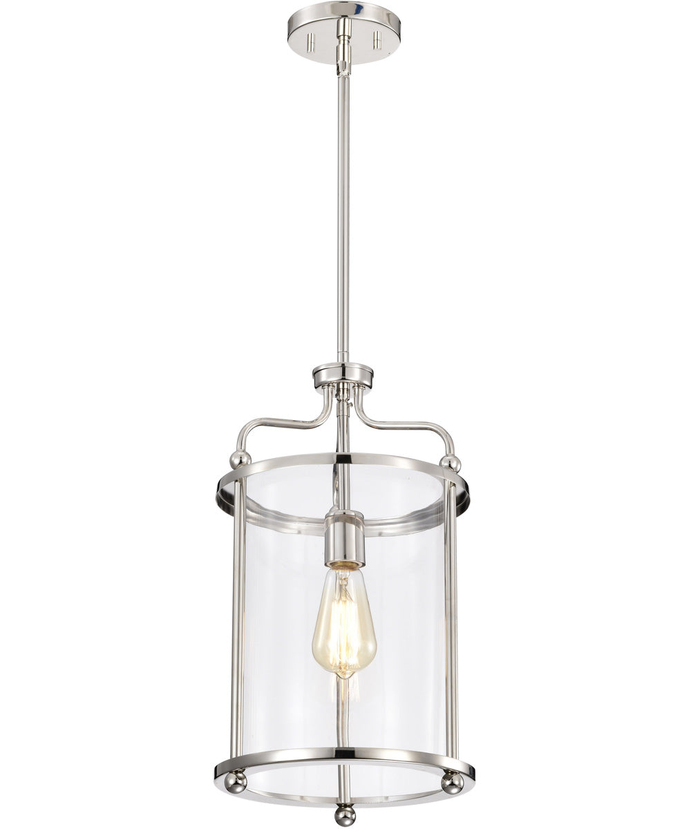 Yorktown 1-Light Pendant Polished Nickel