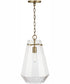 Lee 1-Light Pendant Aged Brass