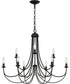 Mirren 9-light Chandelier Imperial Bronze