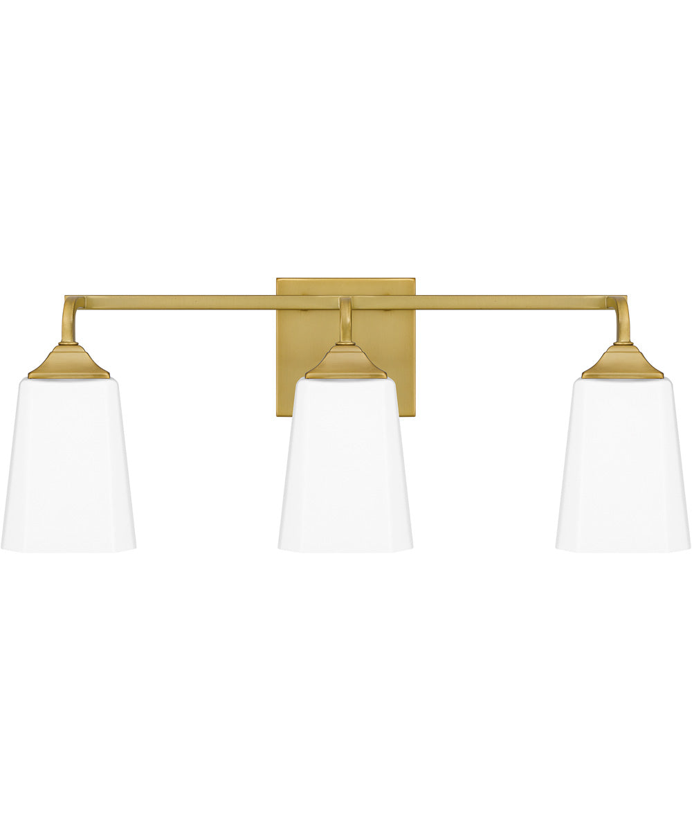 Thoresby Large 3-light Bath Light Aged Brass