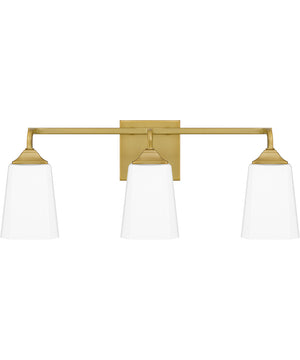 Thoresby Large 3-light Bath Light Aged Brass