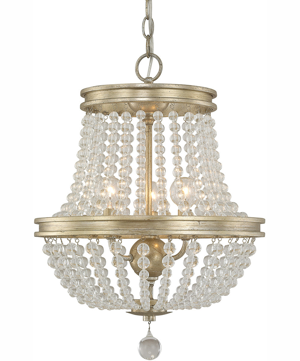 Handley 3-Light Chandelier Iron and Gold