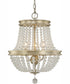 Handley 3-Light Chandelier Iron and Gold