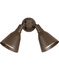 2-Light Adjustable Swivel Flood Light Antique Bronze