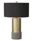 27"H Jacek Metal Table Lamp (Set of 2) Gray/Brass