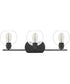 Pruitt Large 3-light Bath Light Matte Black