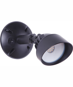LED Flood 1-Light Outdoor Flood Light Bronze