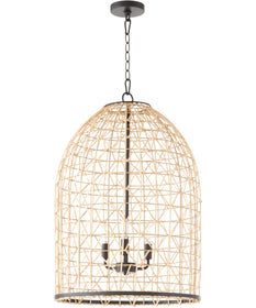 3-light Pendant Matte Black